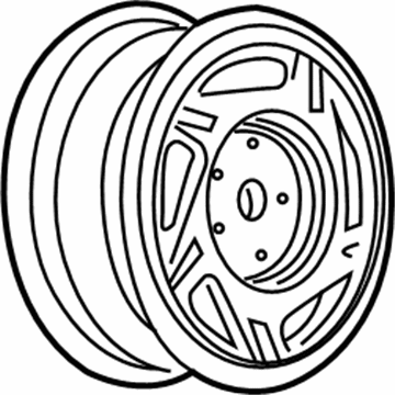 GM 12365473 Wheel Rim Kit, Aluminum (15X6)