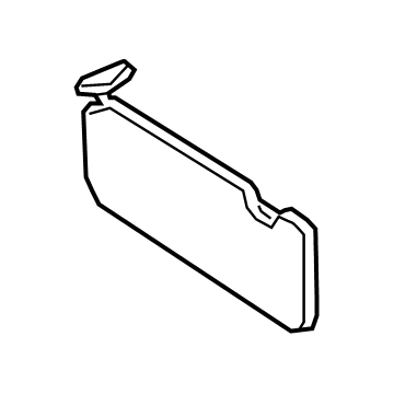 Kia 85210M7250BGA SUNVISOR ASSY, LH