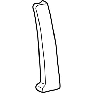 Honda 72430-S0X-A00 Garnish, R. FR. Door Sash