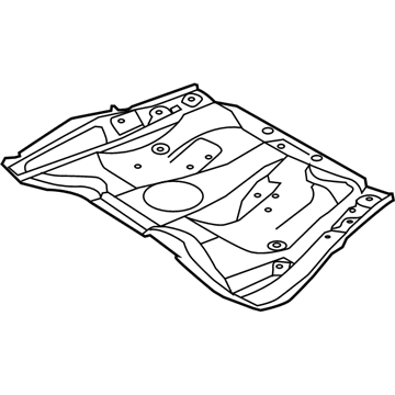 Toyota 58211-21900 Front Floor Pan