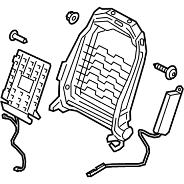 Hyundai 88310-AA410 Frame Assembly-FR Seat Back LH
