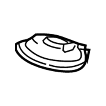 Lexus 58329-30030 Cover, Rear Floor Service Hole, NO.2