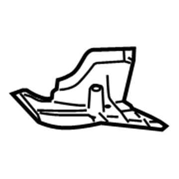 Lexus 57627-30040 Cover, Rear Floor Side Member, RH