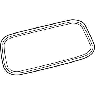 Lexus 67882-60090 Weatherstrip, Back Door