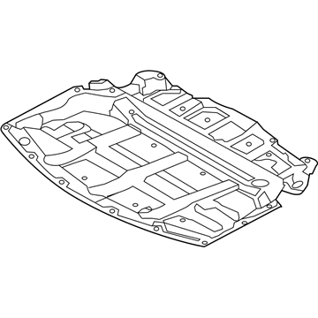 Infiniti 75892-1MA0A Cover - Engine, Lower