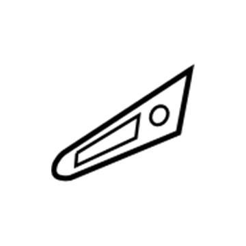 Nissan 80652-9N00A Gasket-Door Outside Handle, Front