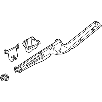 BMW 41-11-8-398-611 Complete Left Engine Support