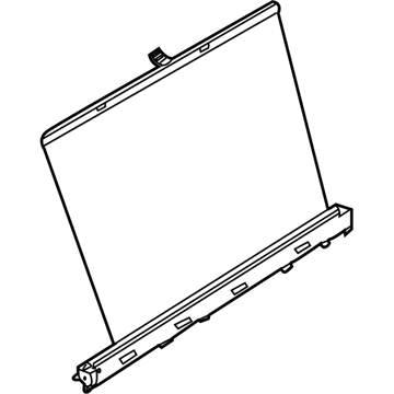 BMW 51-42-7-079-391 Left Rear Door Sun Blind