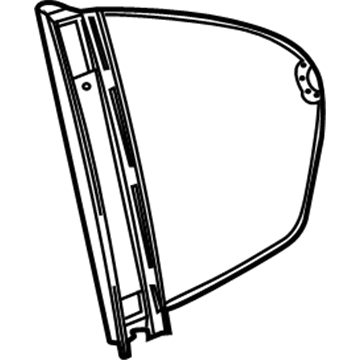 BMW 51-35-7-071-111 Roller Sun Screen, Triangular Window Left