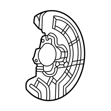 Mopar 68551080AA SHIELD-BRAKE