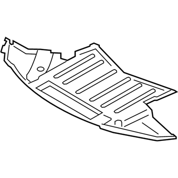 BMW 51-75-8-049-956 Engine Compartment Shielding, Front