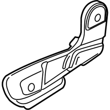 BMW 52-10-7-375-094 COVER, RIGHT CONTROL