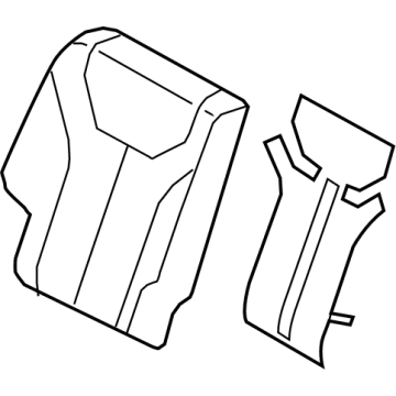 Hyundai 89450-S1000 PAD ASSY-2ND BACK, RH