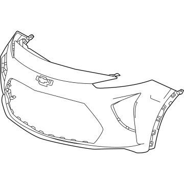GM 42817051 FASCIA ASM-FRT BPR UPR *SERV PRIMER