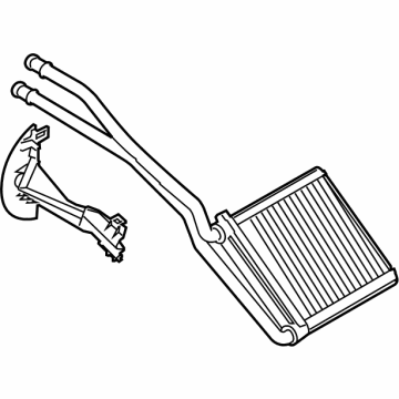 BMW 64-11-9-297-754 Heater Radiator