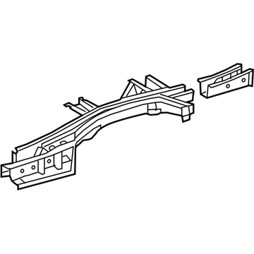 Lexus 57601-0E100 Member Sub-Assembly, Rear