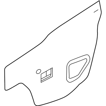 Hyundai 82391-1R010 Seal-Front Door Trim, LH