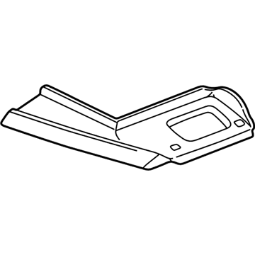 GM 10247839 Support-Front End Fascia Headlamp Opening Flange Lower