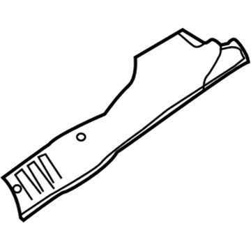 Nissan 74758-4CL0A Heat Insulator-Front Floor