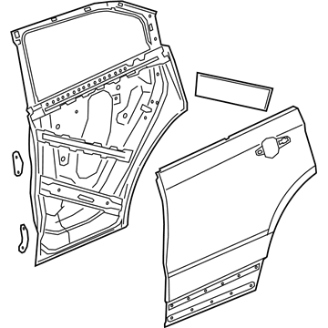 GM 84710204 Door Shell