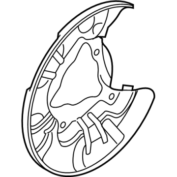 Kia 58244G3400 COVER-DUST RR, RH