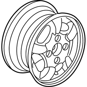 Honda 42700-S84-A22 Disk, Aluminum Wheel (15X6Jj)
