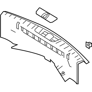 Ford BB5Z-7842624-CE Sill Plate