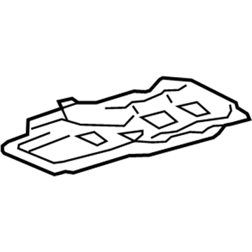 Lexus 12121-38080 Plate, Oil Pan Baffle, NO.1