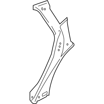 BMW 41-00-7-390-169 C-Pillar Support, Left