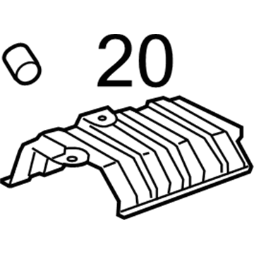 Toyota 90541-07036 Heat Shield Cushion