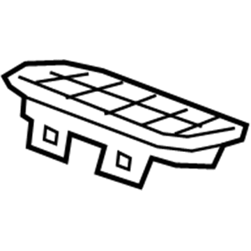 GM 39017316 Defroster Grille