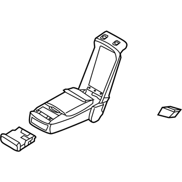 Kia 899003TMA0KCF ARMREST ASSY-RR SEAT