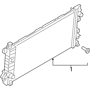 Ford CL3Z-8005-C Radiator