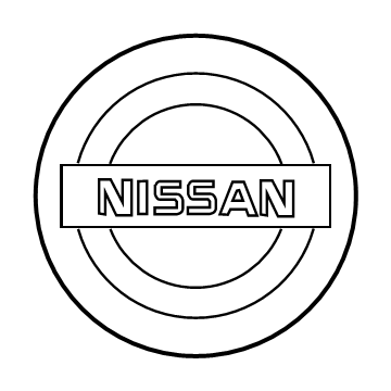 Nissan 40342-9LT0A ORNAMENT-DISC WHEEL