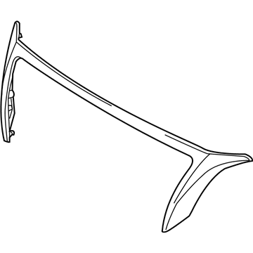 Lexus 53121-60130 Moulding, Radiator Grille