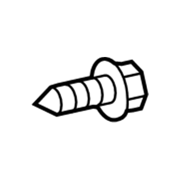 Toyota 93540-A4010 Body Side Molding Screw