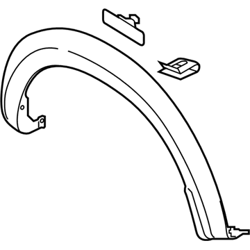 Ford HL3Z-9929164-AA Wheel Opening Molding