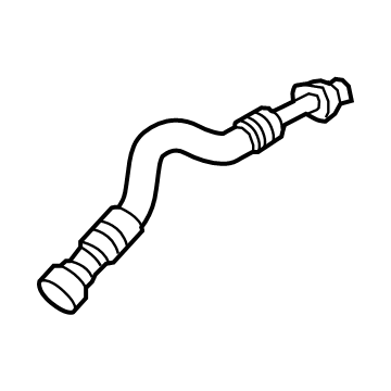 BMW 17-22-8-602-303 Trans.Oil Cooler Line Return Front