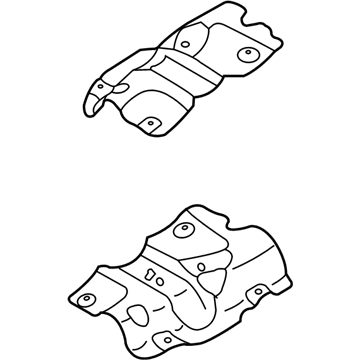 Hyundai 28796-3J000 Protector-Heat Main, RH