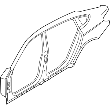 BMW 41-21-7-238-351 Body-Side Frame Left