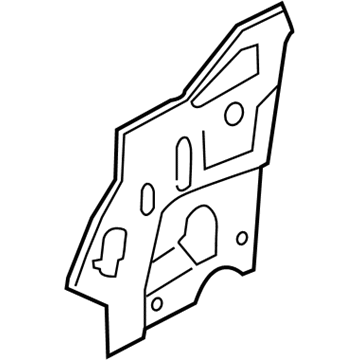 BMW 41-10-7-259-697 Left Interior Column A