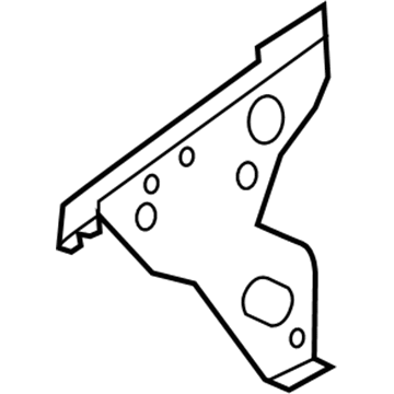 BMW 41-10-7-204-077 Support, A-Pillar, Left