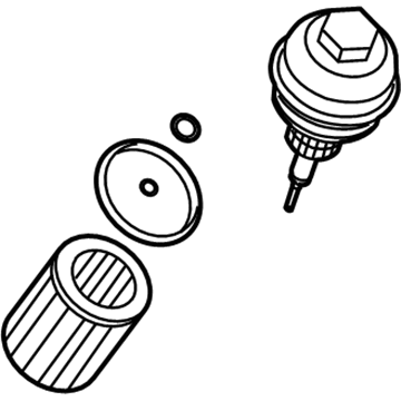 BMW 11-42-7-789-323 Oil Filter Cover