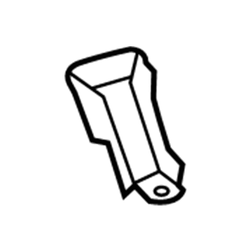 Lexus 58355-60020 Bracket, Rear Bumper Arm