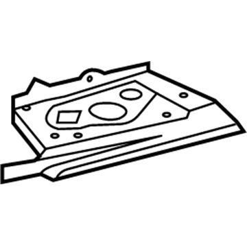 Lexus 58313-60220 Panel, Rear Floor Side