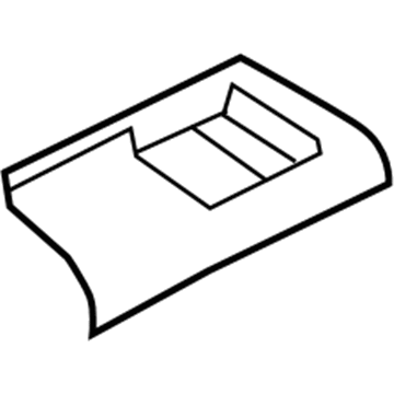 Ford BB5Z-78312A28-AA Quarter Trim Panel Lower Cover