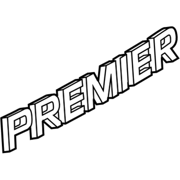 GM 42609709 Nameplate