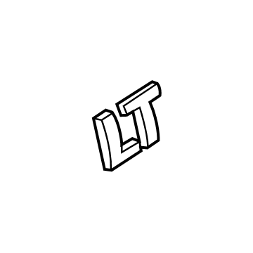 GM 39009305 Nameplate