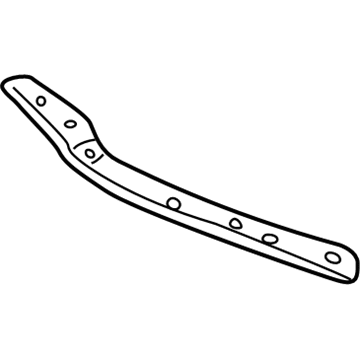Lexus 53851-24010 Pad, Front Wheel Opening Extension, RH