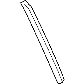 Lexus 75573-60080 Moulding, Back Window, Outside